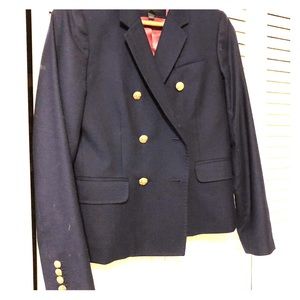 J. Crew wool blue blazer size 4